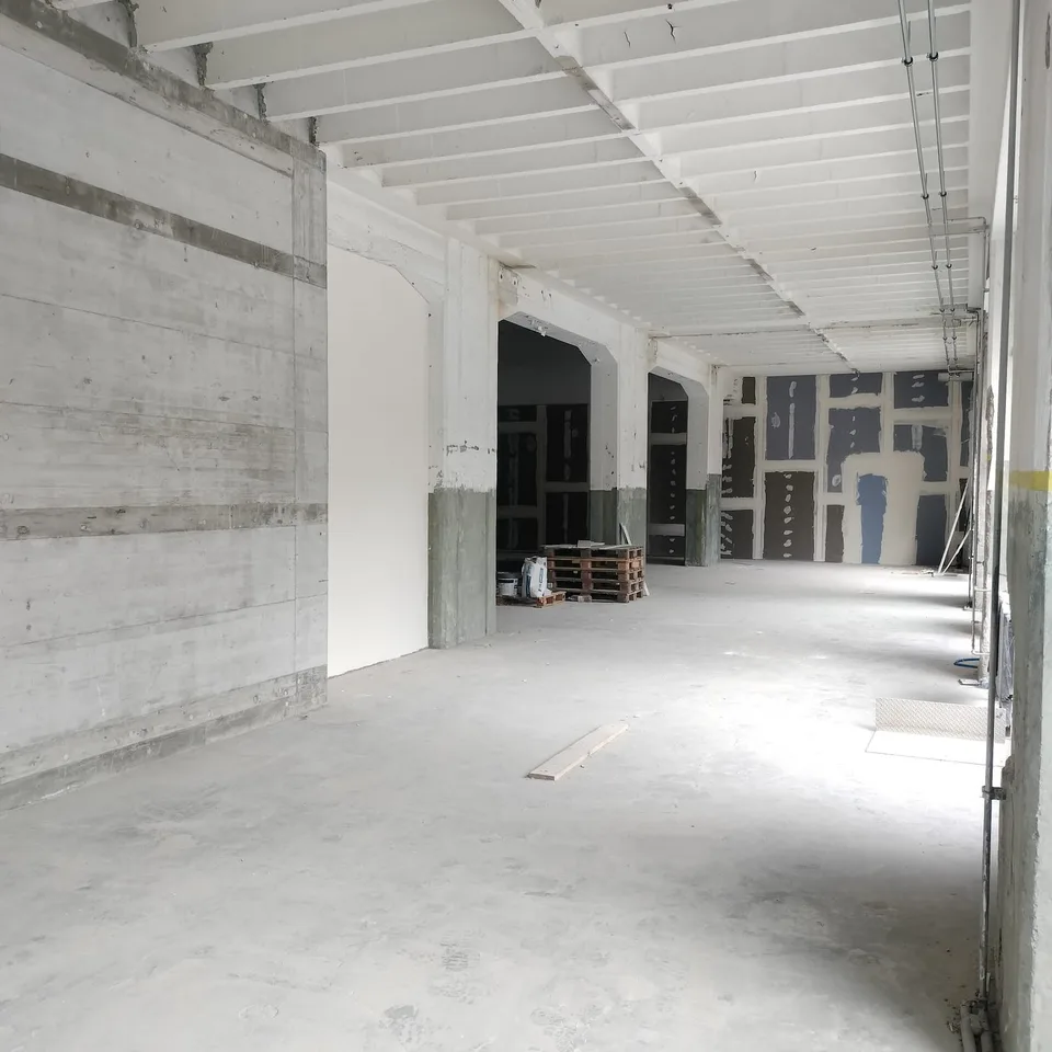 EG - Fläche mit Galerie und Terrasse (Rohbau II)