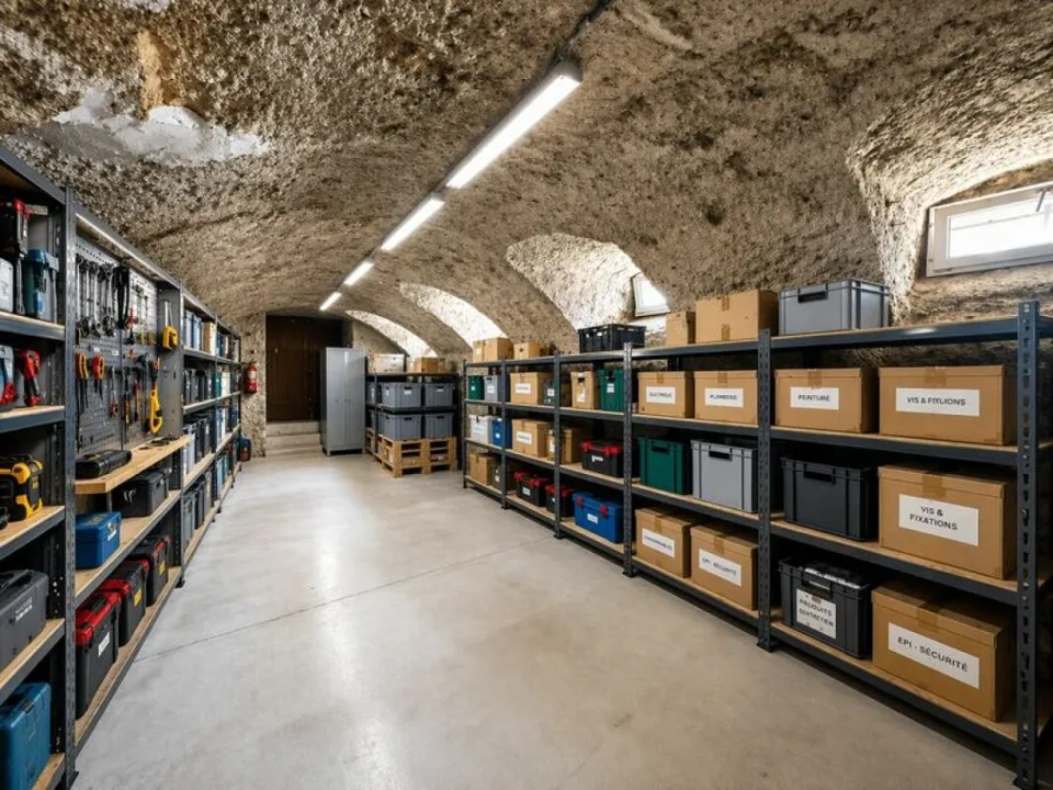 St-Imier, grande cave voutée