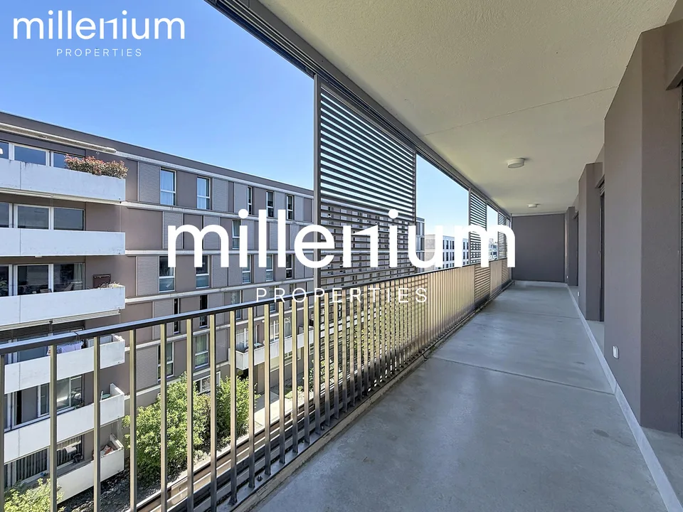 Appartement 4 pièces avec grand balcon et prestations modernes à Meyrin