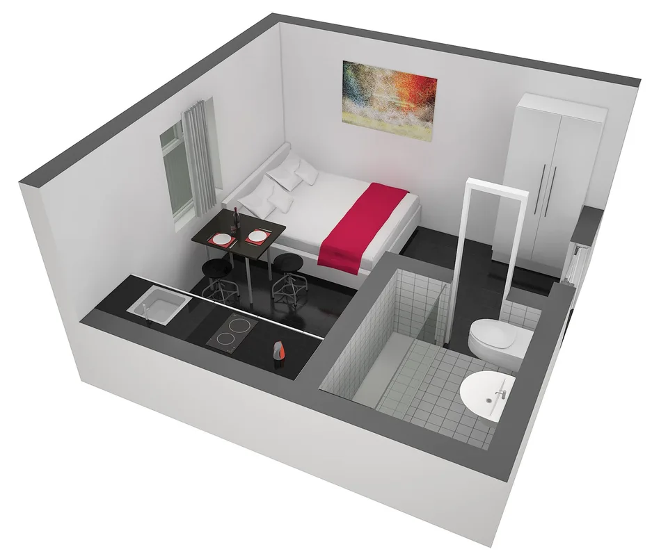 Charmantes möbliertes Studio für bis zu 2 Personen im Zentrum der Neustadt – photo 6 sur 15