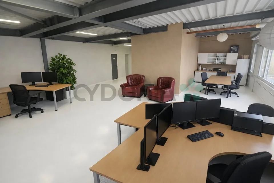 Lokal mit Büros und Lager zu vermieten, insgesamt 270m2