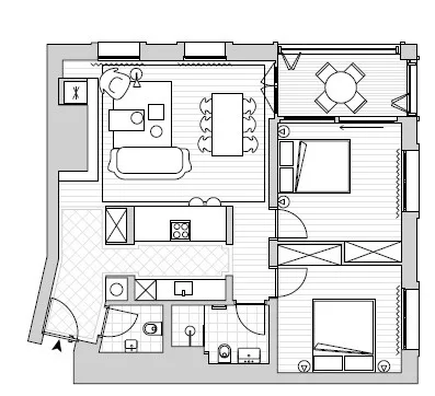 Möbliertes 3.5-Zimmer-Apartment im Appartmenthouse Pazola – Andermatt Reuss – foto 7 di 14