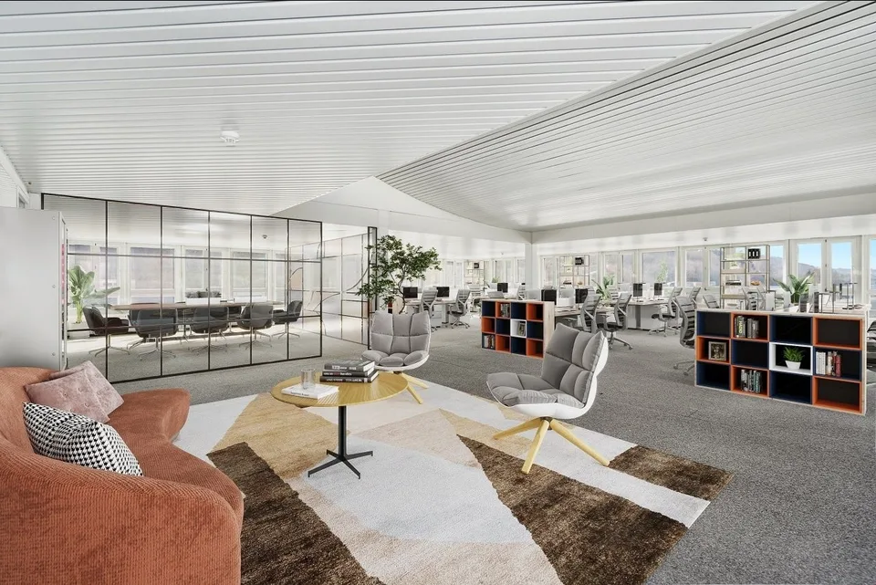 Freie Gewerbefläche von total 4'376 m²