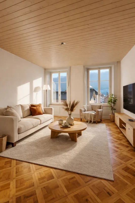 Sankt-Imier, schönes 3-Zimmer-Apartment mit eingerichteter Küche