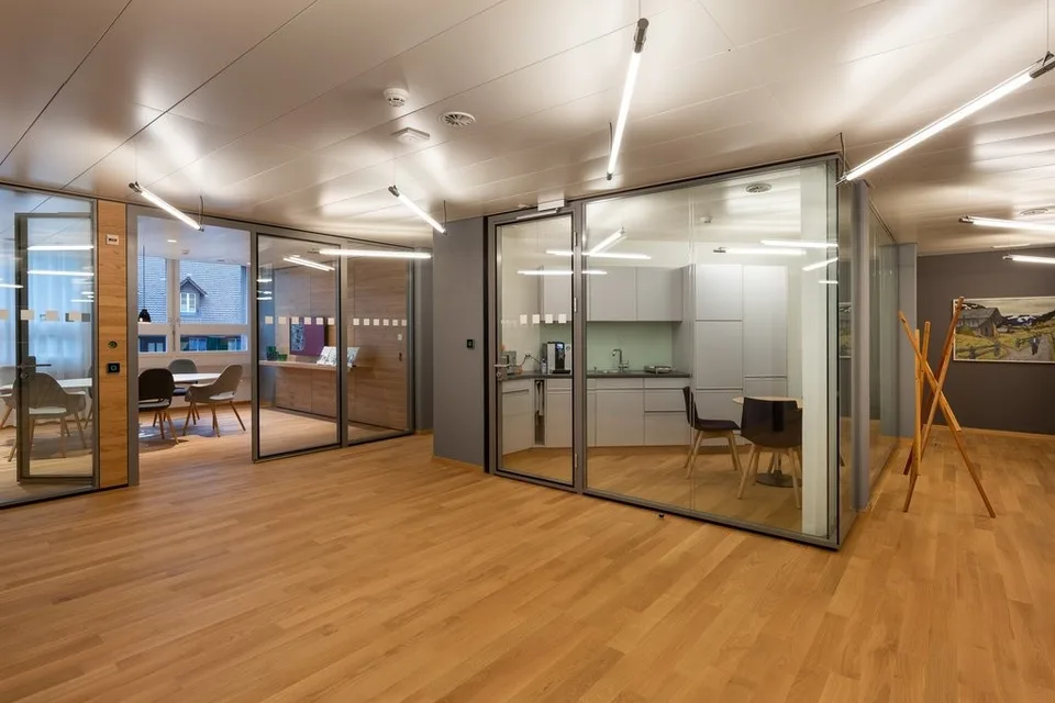 Bürofläche "Shop-in-Shop"-Konzept