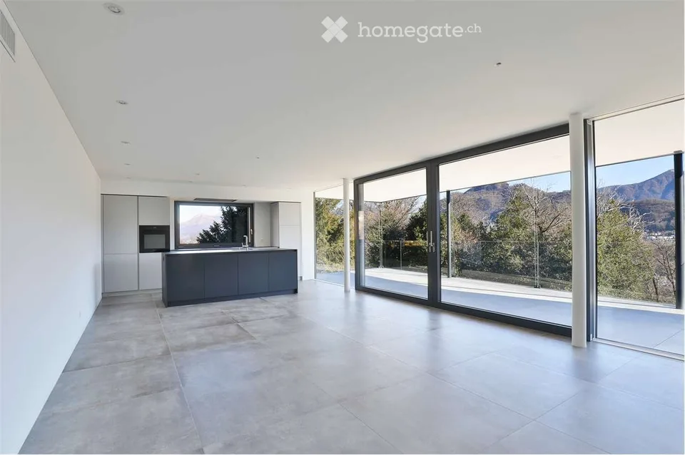 Appartamento moderno di 3.5 locali con grande terrazzo e giardino - in Collina d'oro