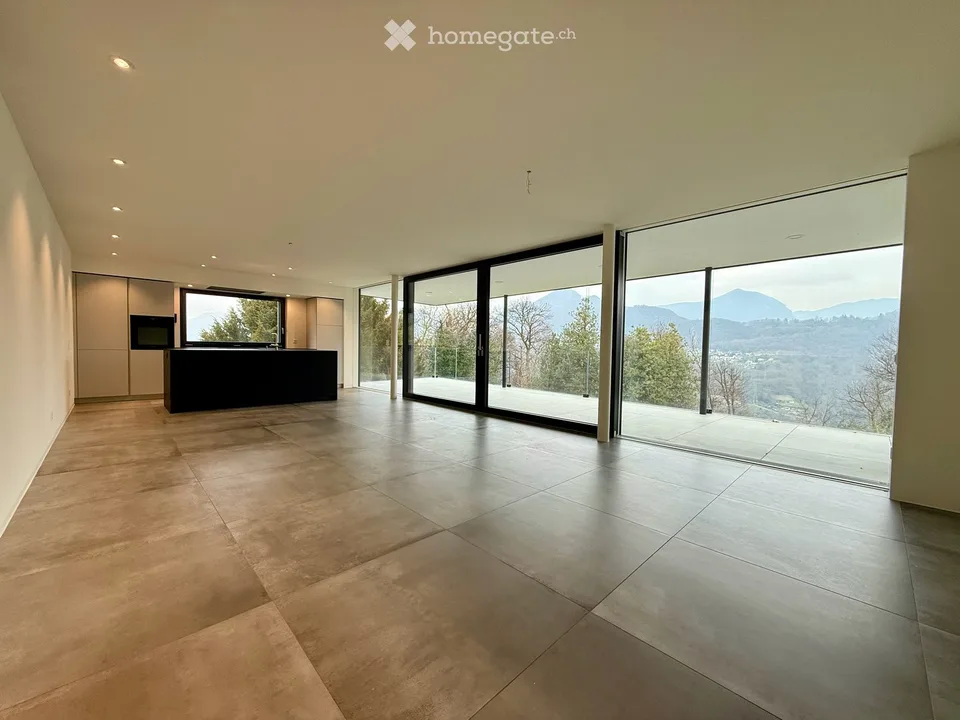 Appartamento moderno di 3.5 locali con grande terrazzo e giardino - in Collina d'oro
