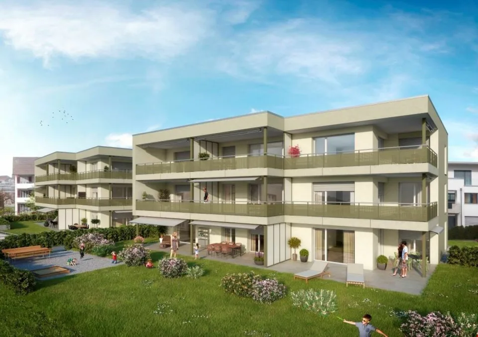 Topmoderne 4 1/2-Zimmerwohnung im Erdgeschoss