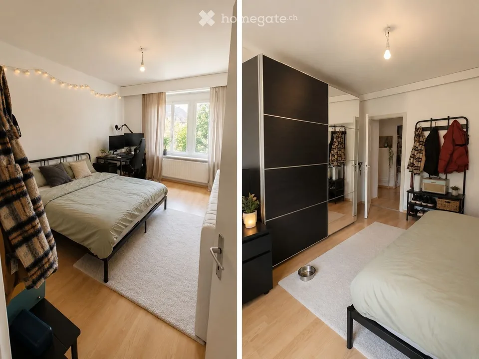 Spacious apartment with balcony