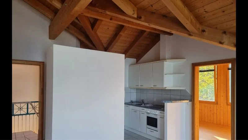 Charming 3.5-room attic apartment with breathtaking lake and mountain views in Brienz – photo 6 of 7