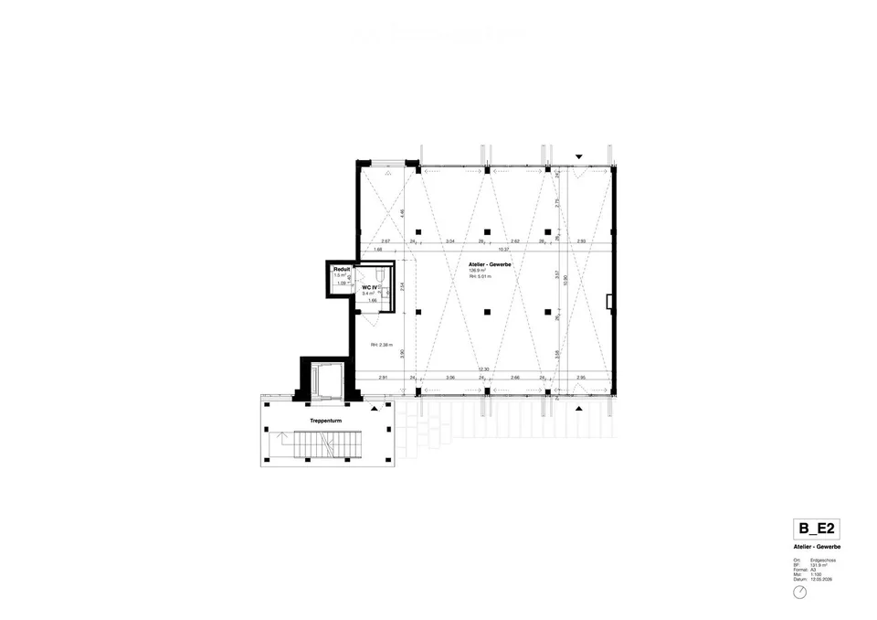 Atelierraum / Gewerberaum / Praxis / Bürofläche an der Blumenstrasse in Biel/Bienne
