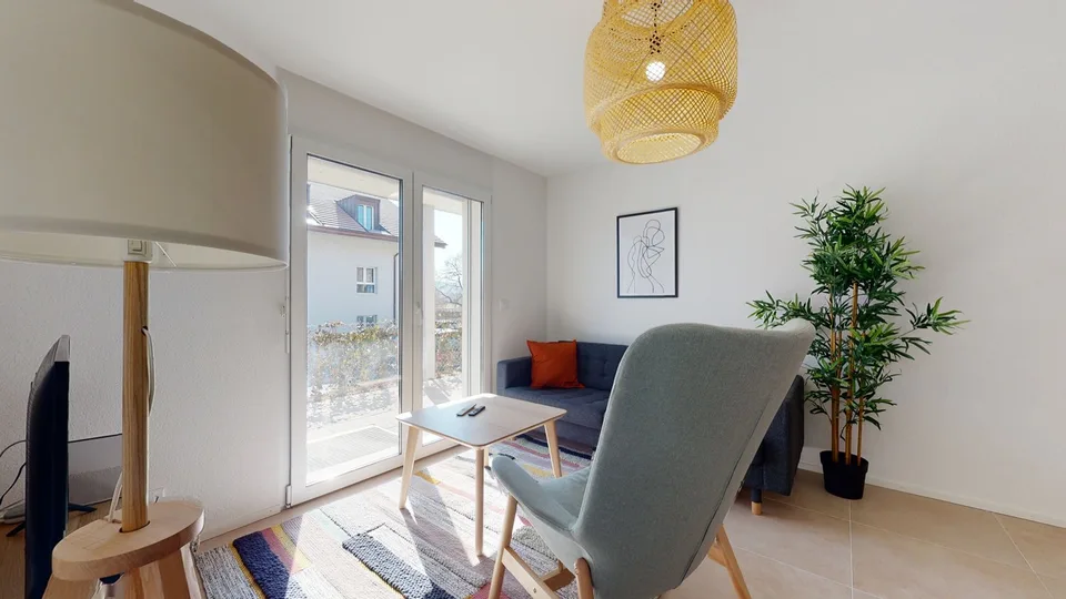 Schönes 1-Zimmer-Apartment, 10 Minuten von Payerne, voll ausgestattet – Foto 10 von 13