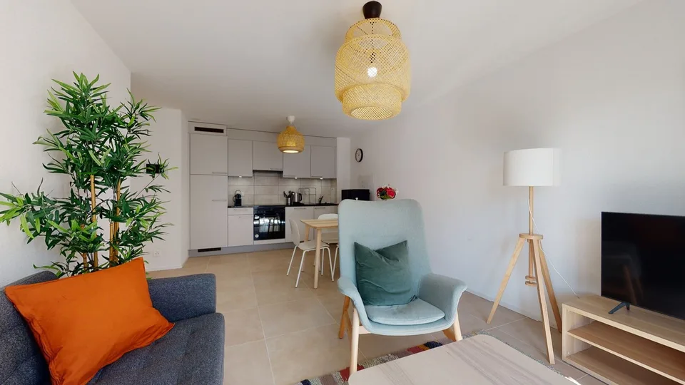 Schönes 1-Zimmer-Apartment, 10 Minuten von Payerne, voll ausgestattet – Foto 12 von 13