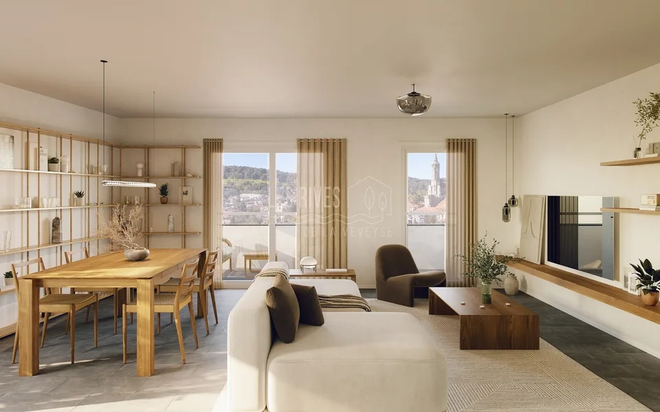 Appartamento nuovo di 2.5 locali con balcone - Les Rives de la Veveyse