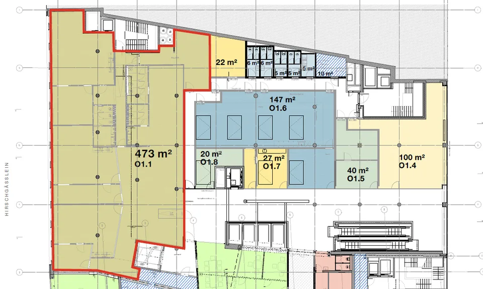 Espace de pratique ou de fitness moderne dans un emplacement central à Bâle