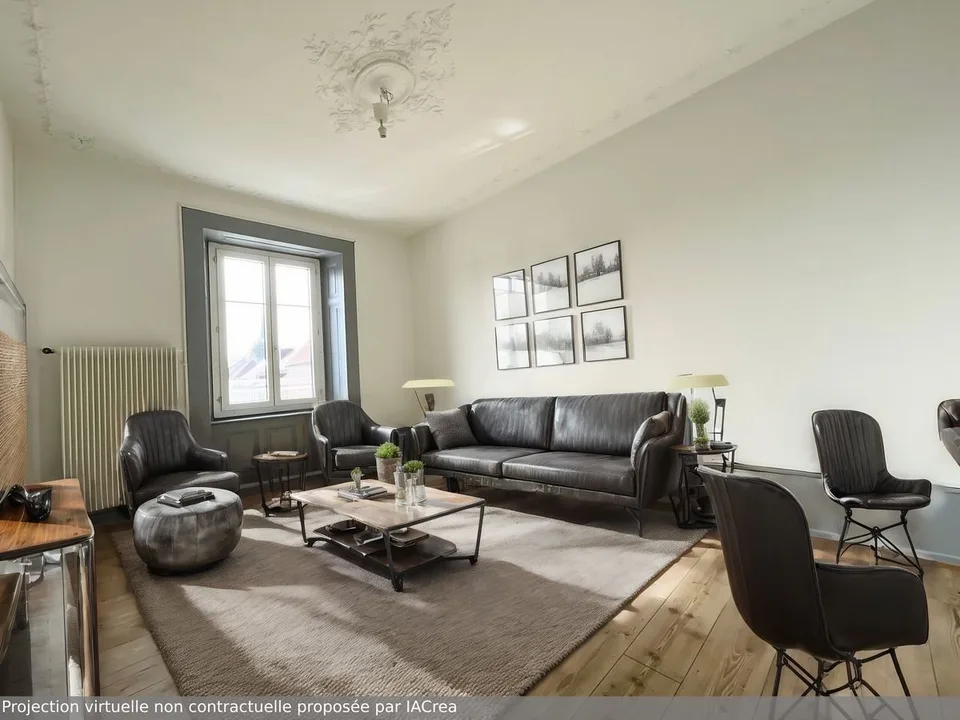 Appartement de 3 pièces avec 1 grand balcon