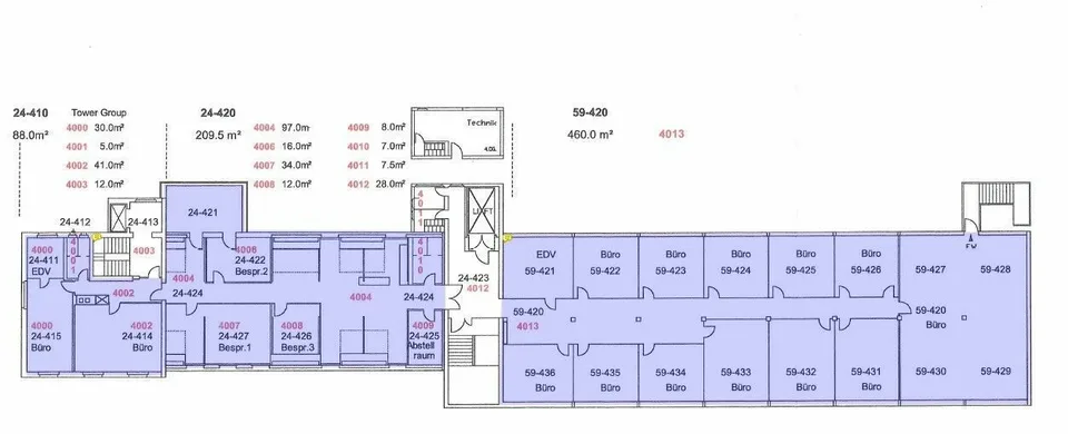 Grands bureaux | 850m2 | bonnes possibilités d'accès – photo 6 sur 6