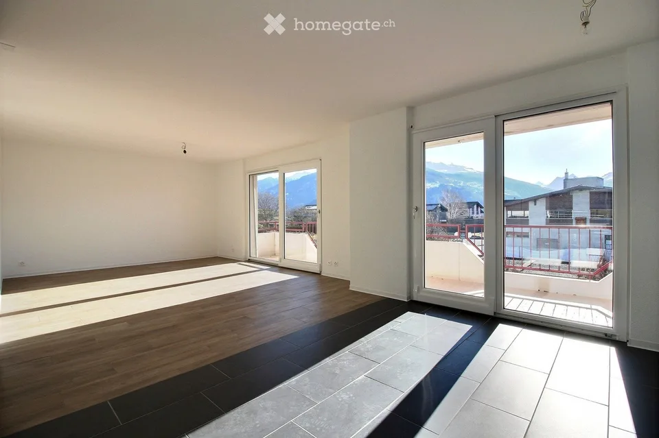 4.5 pièces avec garage box, ascenseur et balcon à Grimisuat