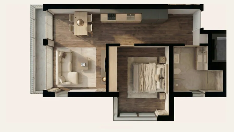 Erstbezug: moderne 2.5-Zimmer-Wohnungen im Neubau Speerblick Tuggen
