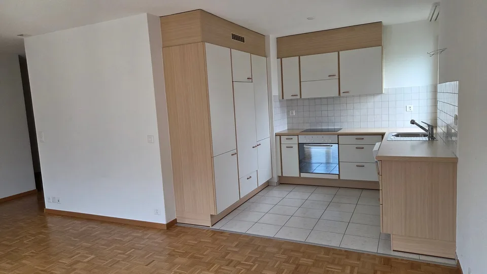 Appartement situé dans un immeuble avec ascenseur.