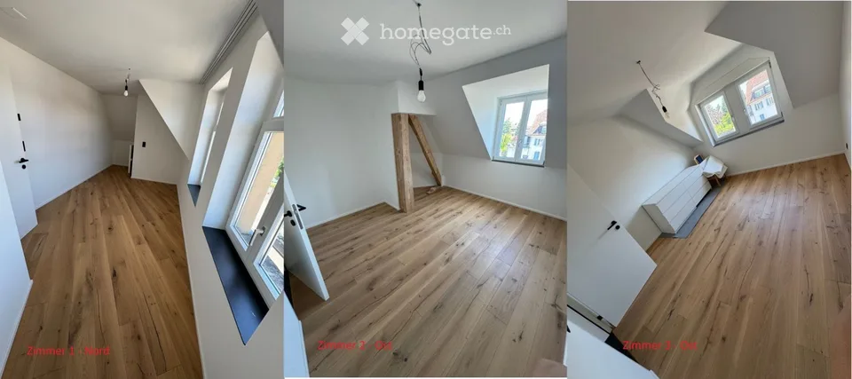 Appartamento mansardato di 4,5 locali completamente ristrutturato con balcone