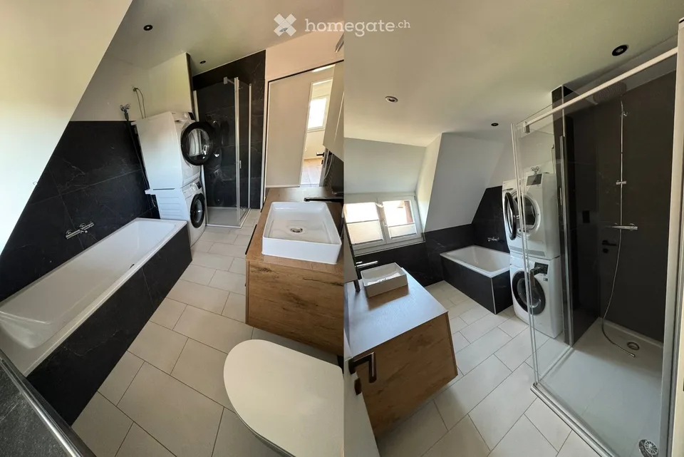 Appartamento mansardato di 4,5 locali completamente ristrutturato con balcone