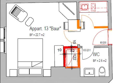 ab 1'115.00 CHF - Serviced, möblierte Apartments in Zofingen – Erstbezug per 01.10.2025 – Foto 9 von 9
