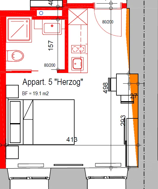 ab 1'115.00 CHF - Serviced, möblierte Apartments in Zofingen – Erstbezug per 01.10.2025 – Foto 6 von 9