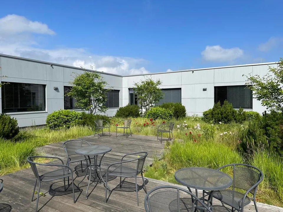 Arbeiten mit Ausblick: Büro mit grosser Terrasse und Parkplätzen – Foto 9 von 9