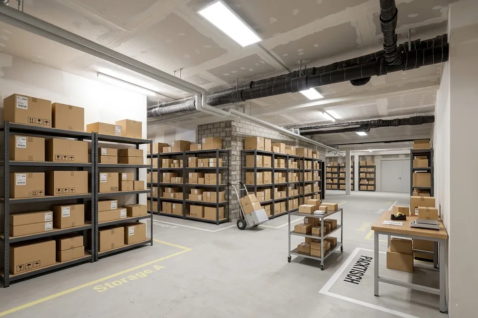 10 a 188 m² di spazio di archiviazione/magazzino su Marktgasse 72