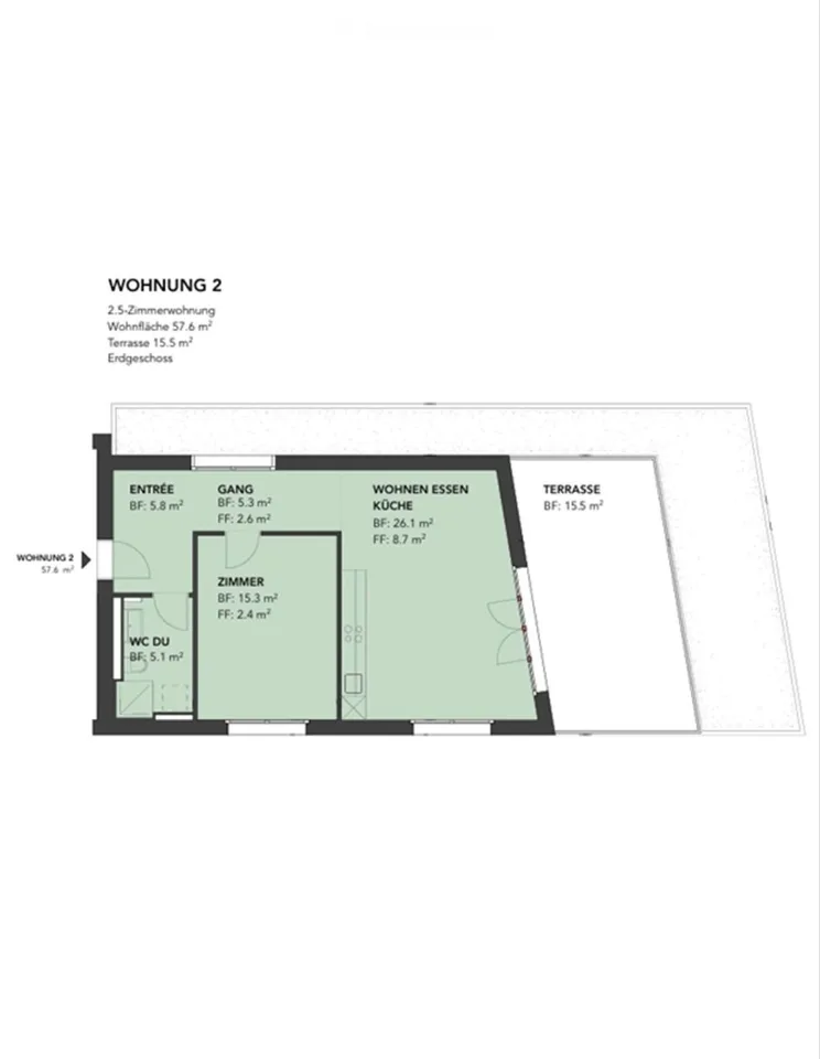 Ab Sofort*Nachmieter gesucht*2,5 Zimmer Wohnung