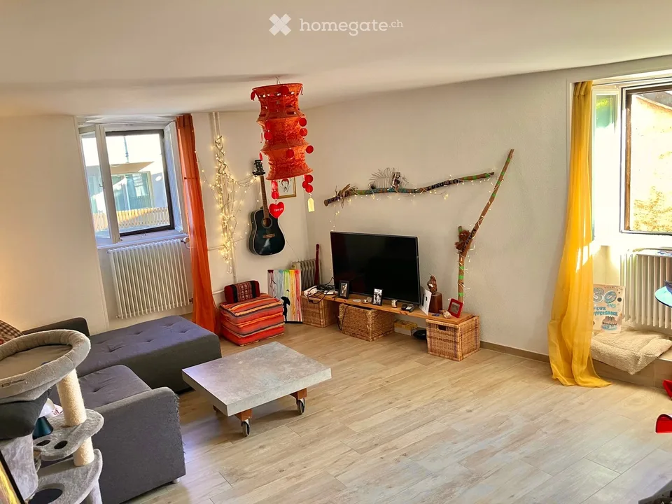 Échange - 3,5 pièces contre studio avec terrasse