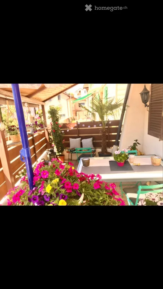 Échange - 3,5 pièces contre studio avec terrasse