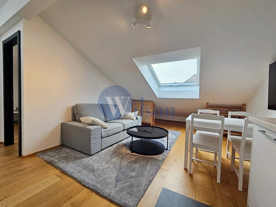 Zweizimmerwohnung unter dem Dach möbliert