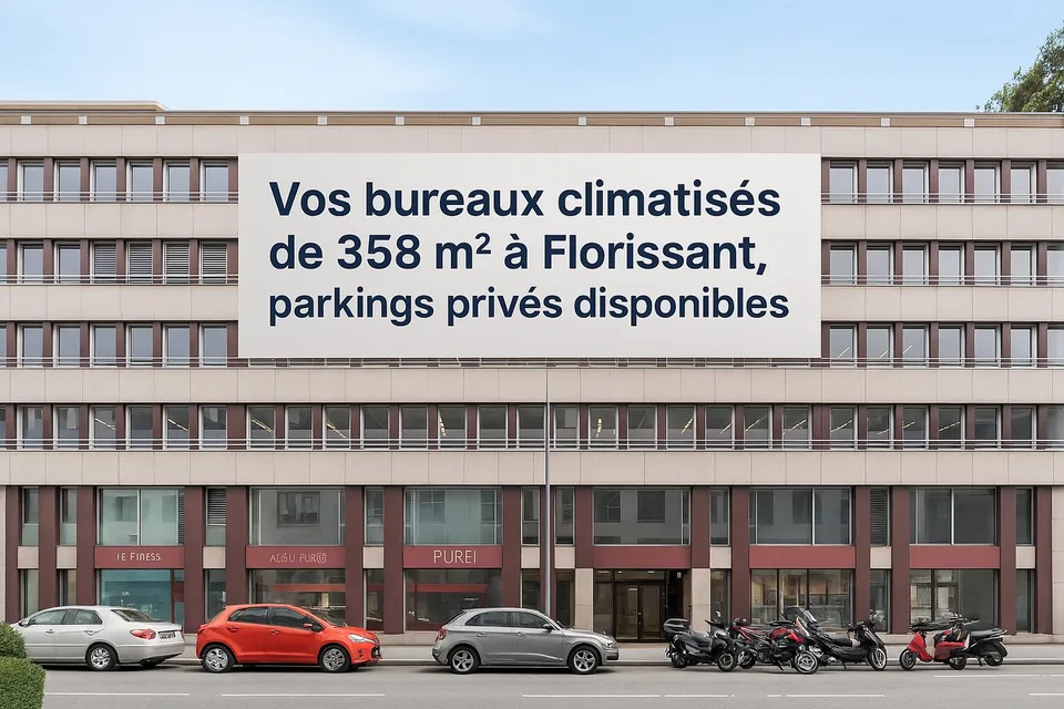 Florissant ? Plateau de bureaux de 358 m² climatisé