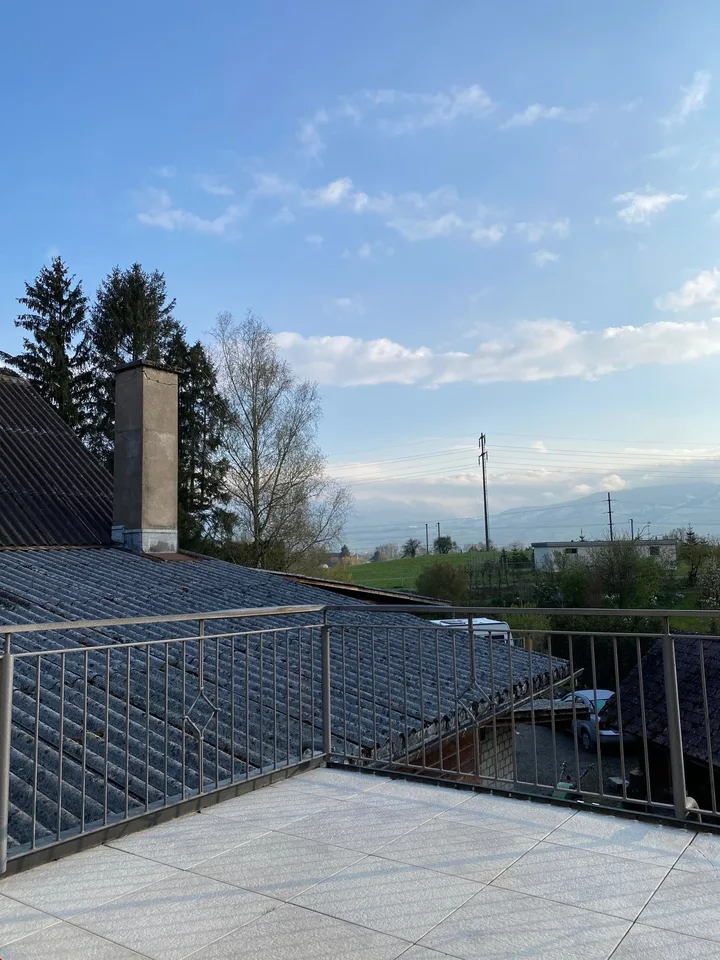 Ab 1.10. - Charmante 3.5 Zi Wohnung mit grosser Terrasse