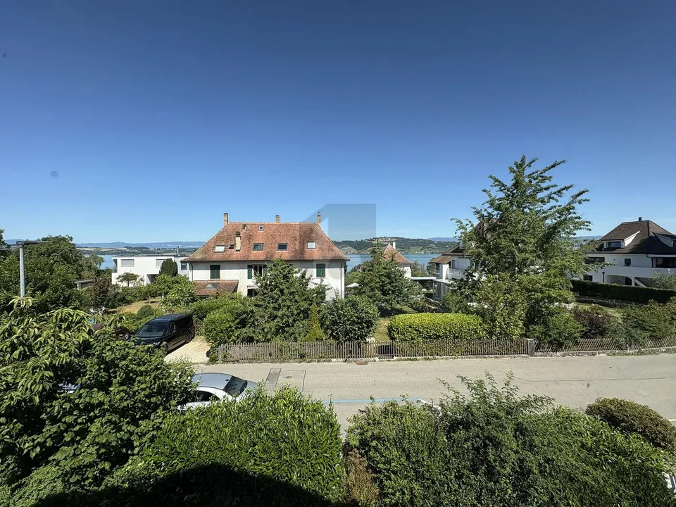 VISTA SUL LAGO CON IDILLIO DI GIARDINO IN POSIZIONE DI PRIMO PIANO