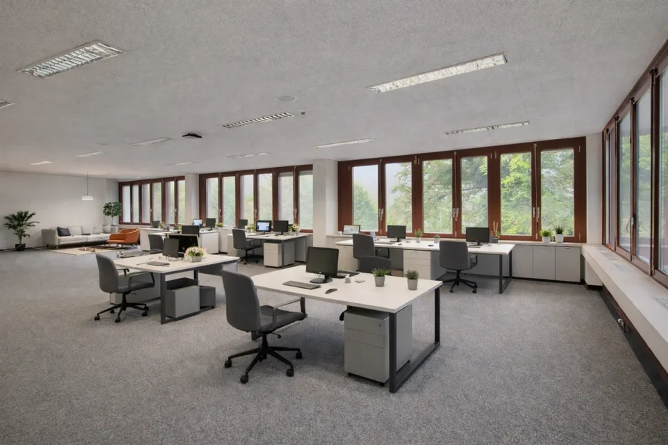 Uffici luminosi, plug and play con rampa di accesso!