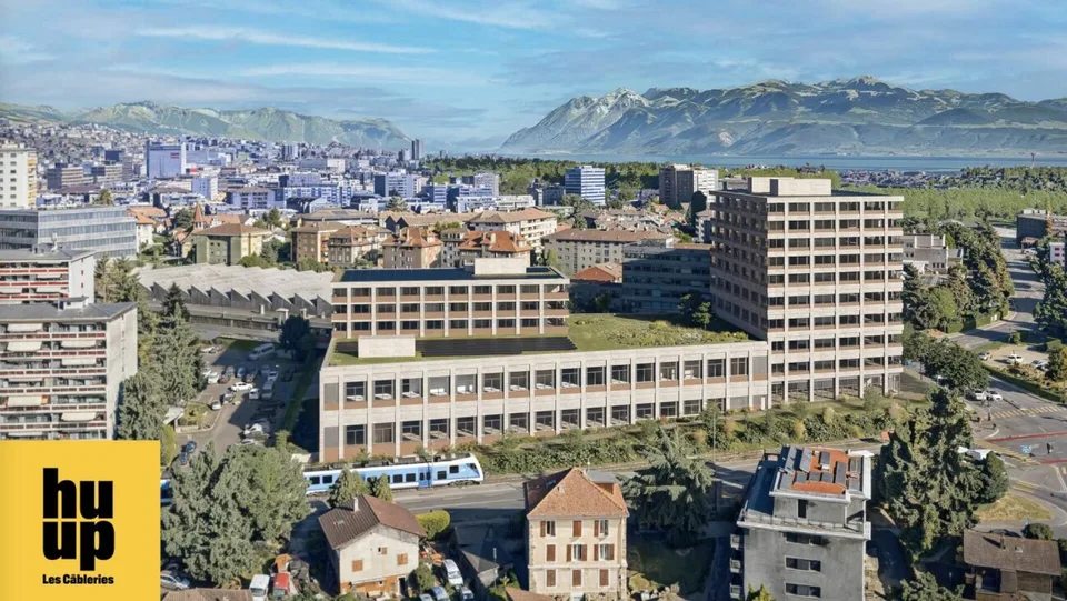 Vaudbureaux Minergie plateaux di 750 m2, divisibili da 350 m2, ai piedi della metropolitana M1 e della stazione CFF