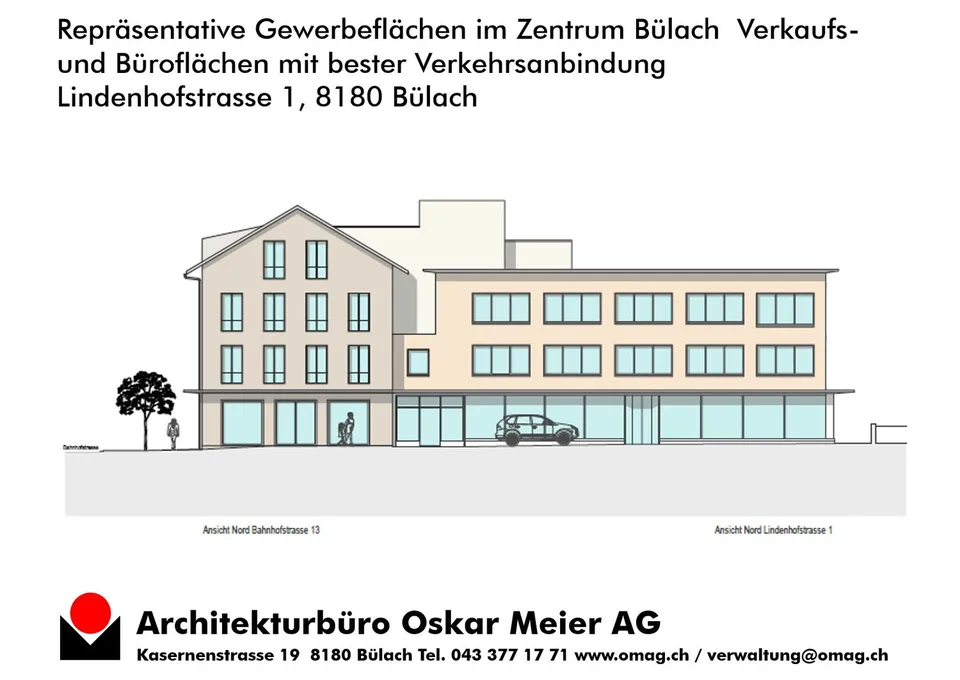 Attraktive Gewerbefläche im 2.OG mit ca. 117 m² im Neubau