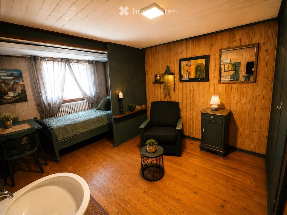 Zimmer mit Möbeln zum Mieten in Les Bois (JU)