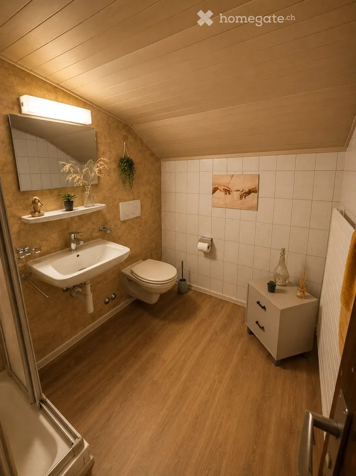 Zimmer mit Möbeln zum Mieten in Les Bois (JU)