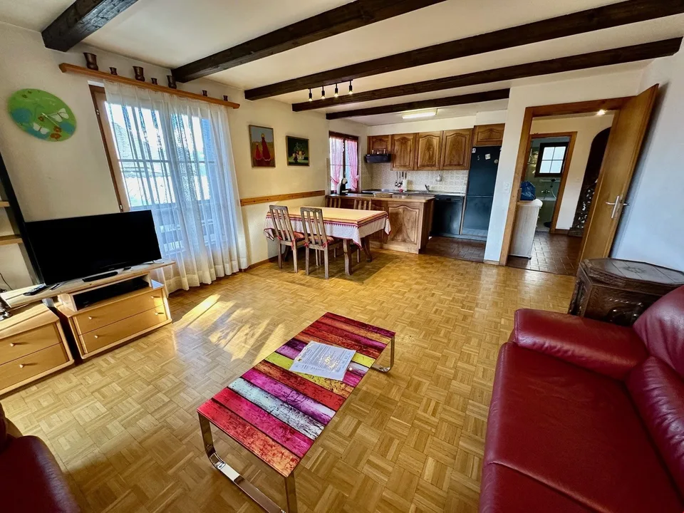 Appartement 3 pièces à côté du centre de Vercorin - printemps été 2026