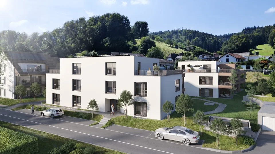 Erstvermietung! Moderne Attikawohnung mit 79m2 Sonnenplatz!
