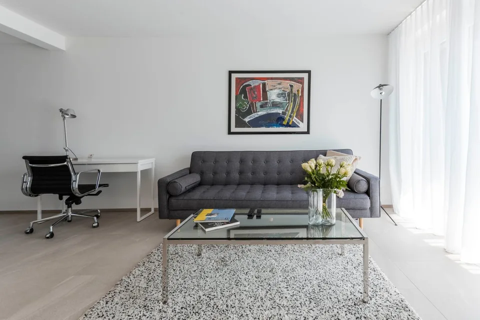 Furnished Studio Apartment Zurich Wiedikon – central, Balcony & cleaning Servic