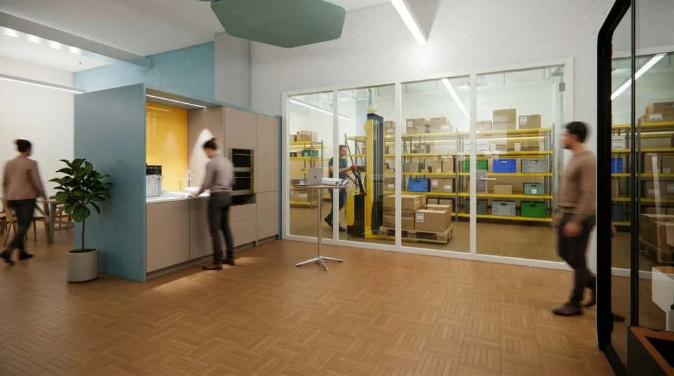 Spazio commerciale flessibile di 458 m2 con diverse opzioni di utilizzo - a Reinach/BL