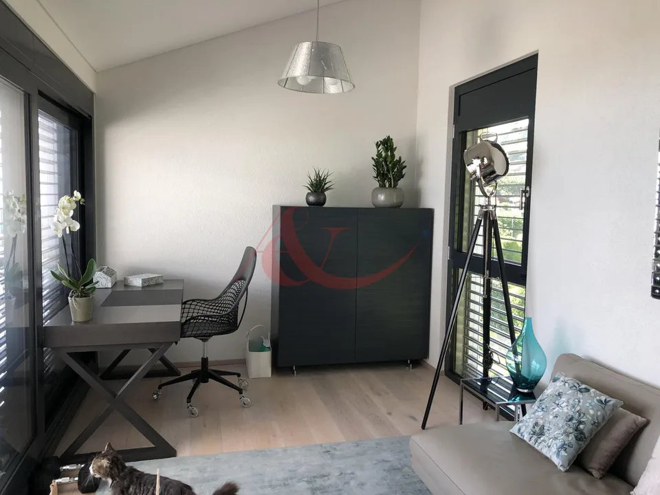 Propriété moderne offrant vue sur le lac et les Alpes ? La Conversion