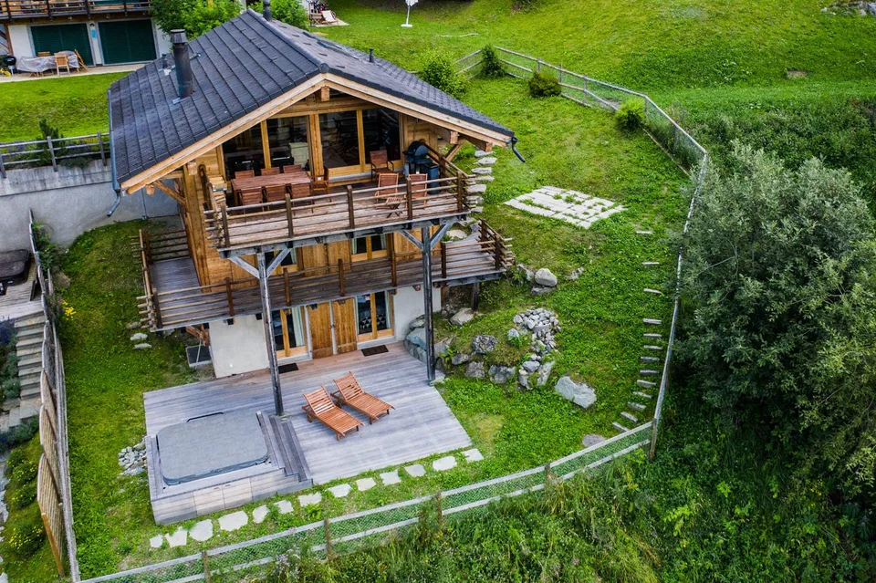 Außergewöhnliches Chalet mit Whirlpool in der Nähe der Medran-Ski-Liftanlage.