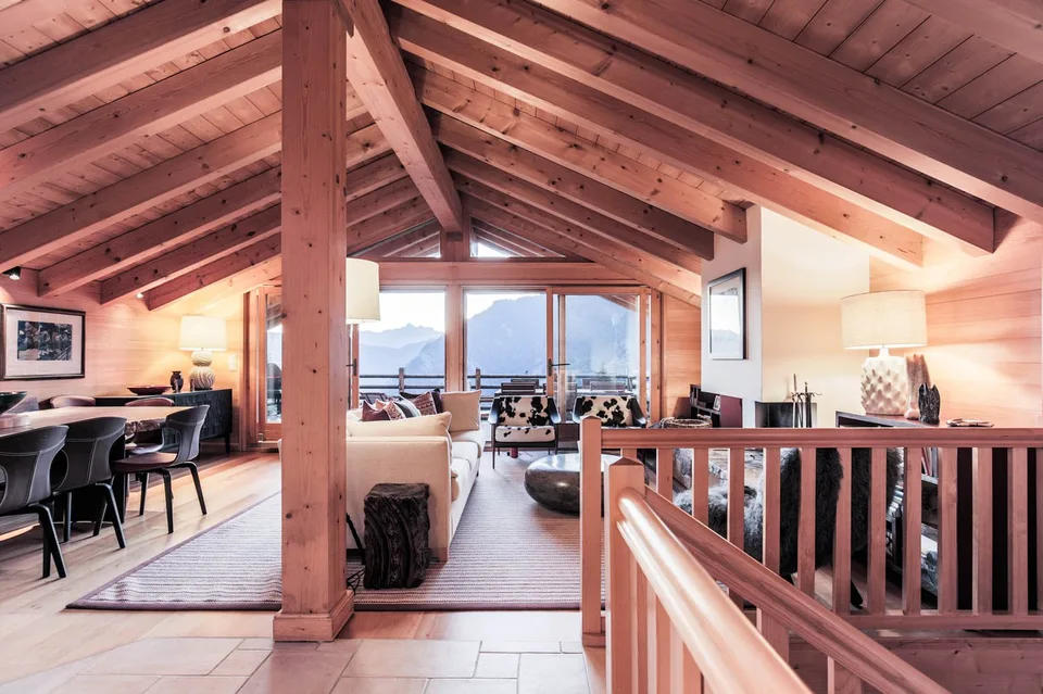 Außergewöhnliches Chalet mit Whirlpool in der Nähe der Medran-Ski-Liftanlage.