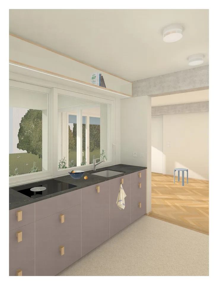 Vivere con stile e vista – appartamento 3.5 locali in una posizione popolare a Zurigo
